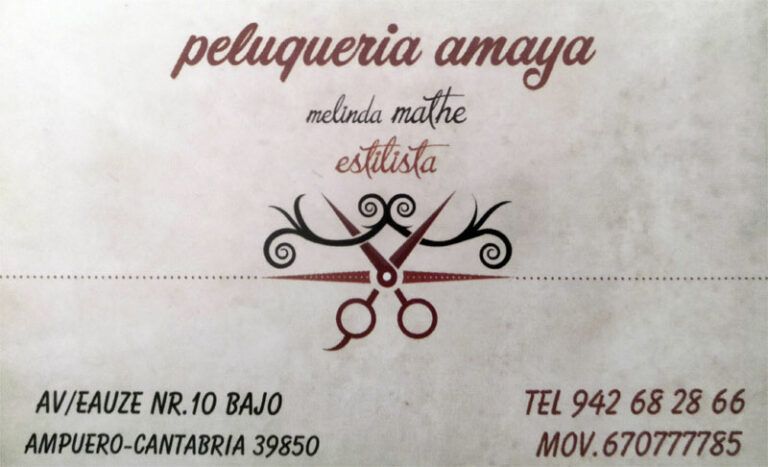 Peluquería Amaya en Ampuero