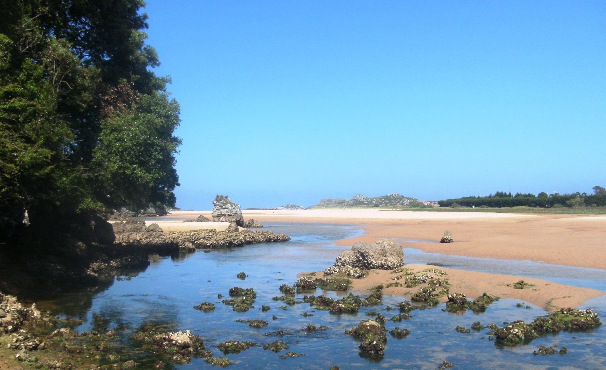 Ria de Quejo, Isla