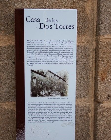 Palacio de los Monroy "Casa de las dos Torres", Plasencia