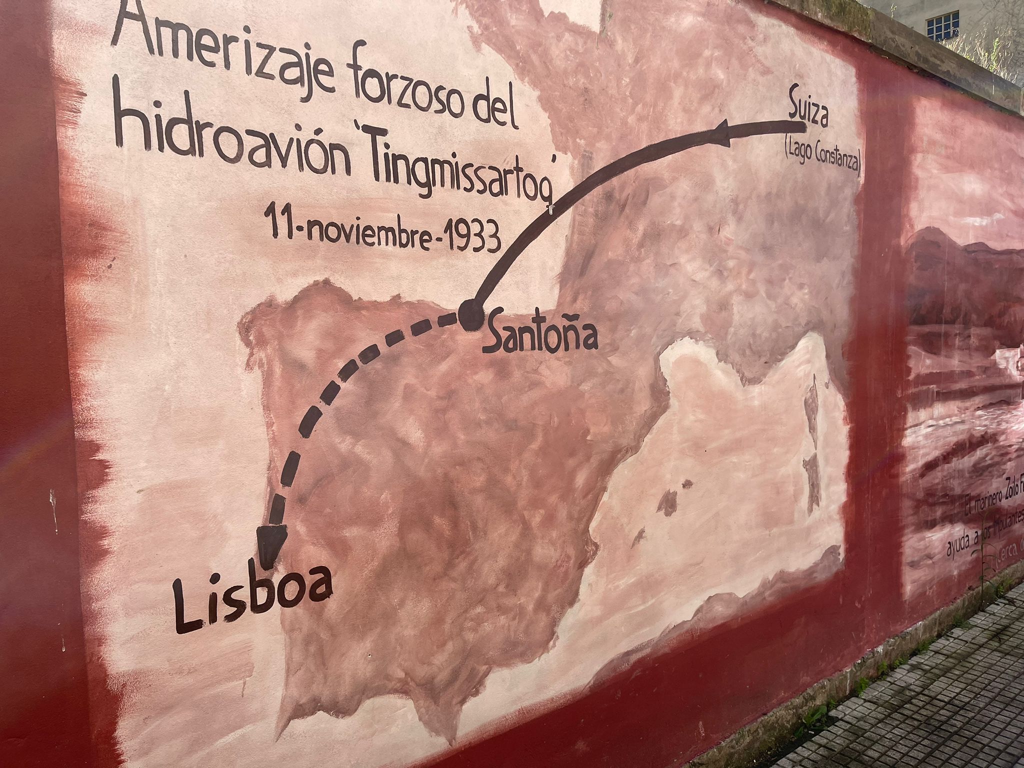 Mural Casa Albo I, Santoña