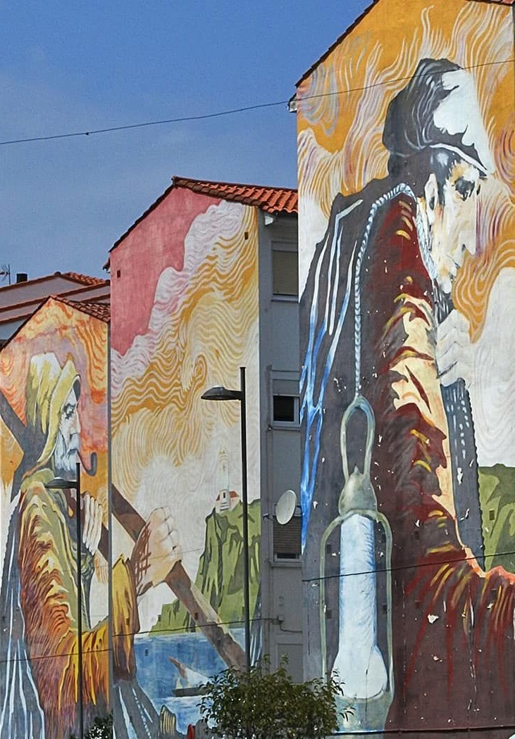 Mural de José Ramón Sánchez, Santona