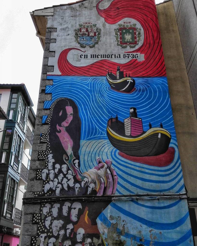 Mural en Memoria del 8-7-36, Santona