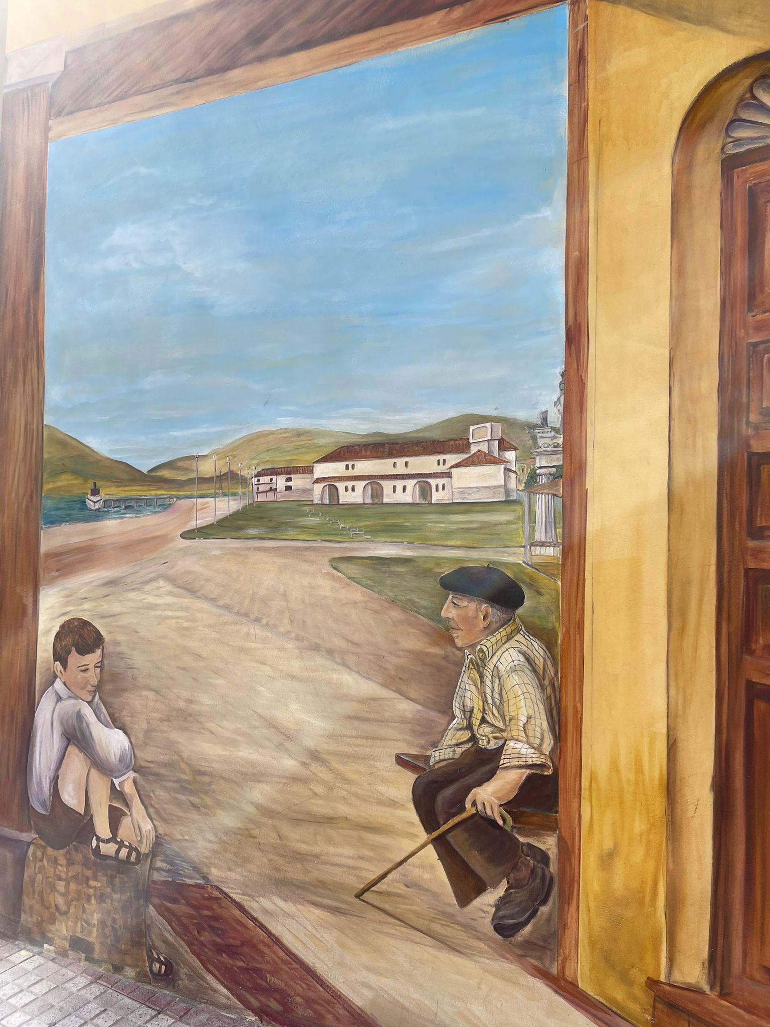 Mural Estampa del Pasaje, Santoña