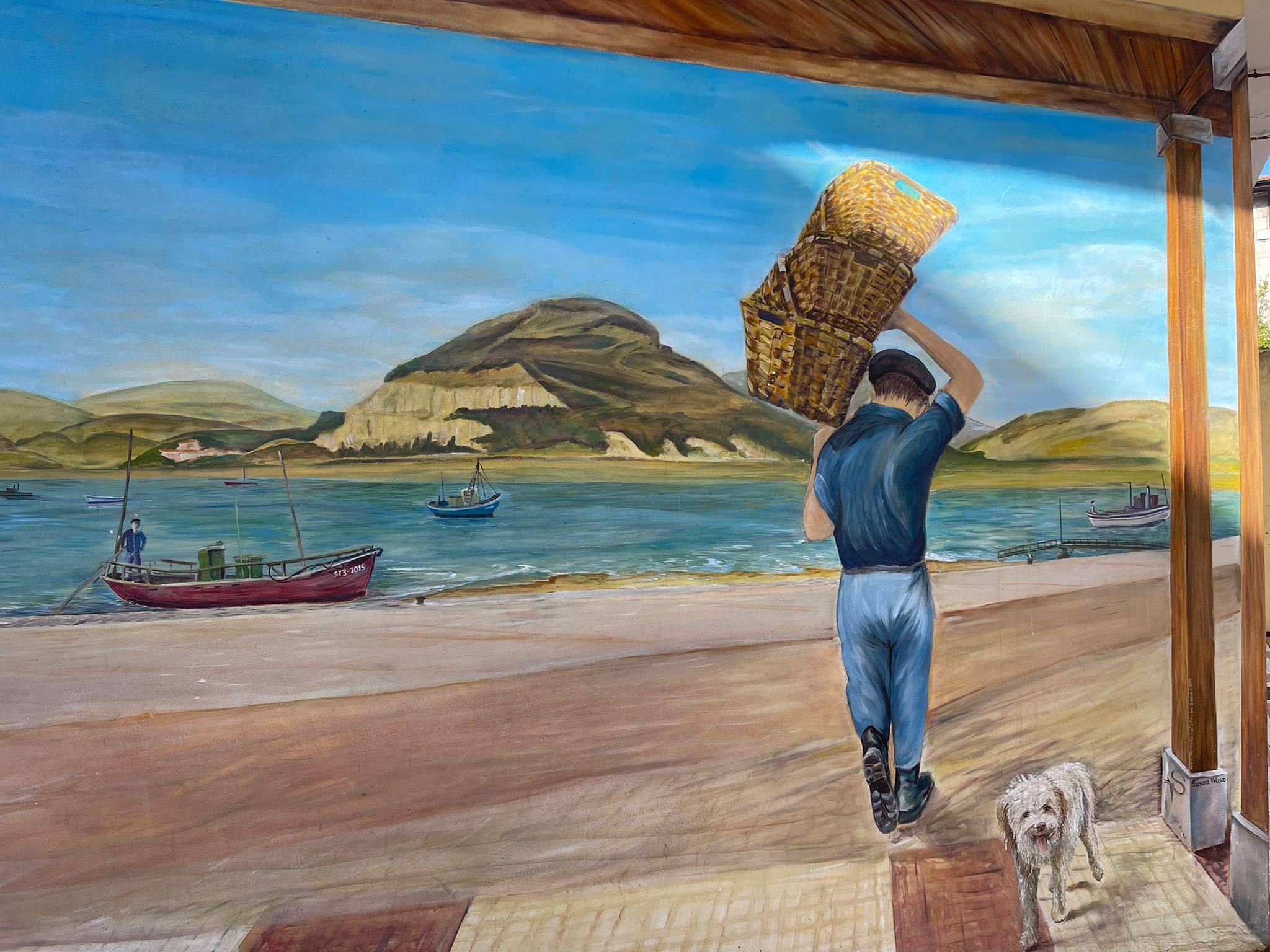 Mural Estampa del Pasaje, Santoña