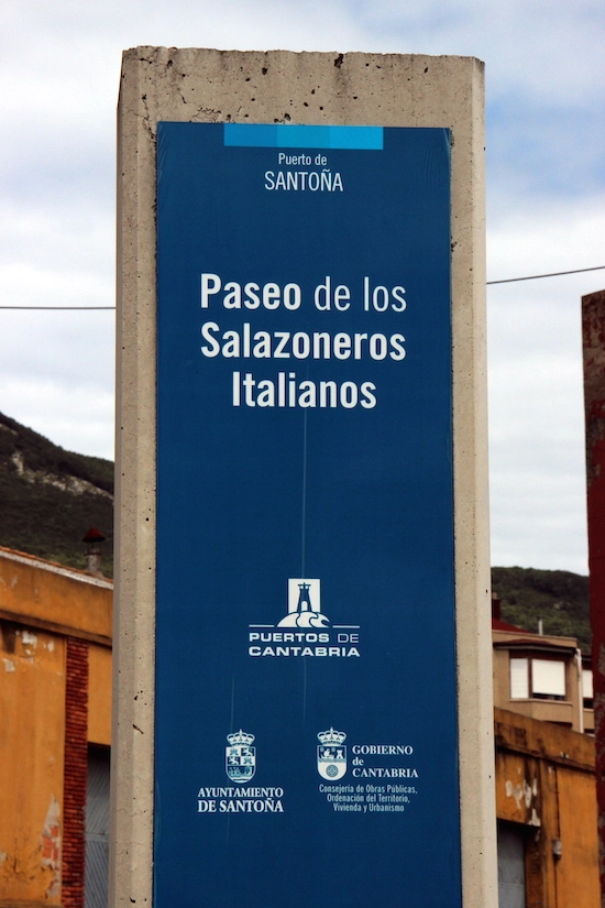 Paseo de los Salazoneros Italianos, Santona
